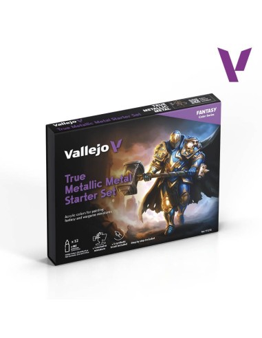 Vallejo peinture acrylique métallique Coffret TMM Starter set