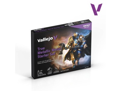 Vallejo peinture acrylique métallique Coffret TMM Starter set