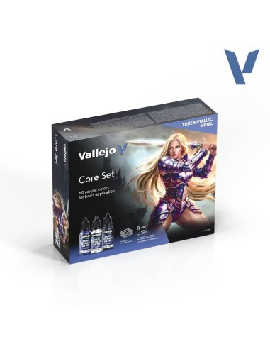 Vallejo peinture acrylique métallique Coffret TMM Core Set