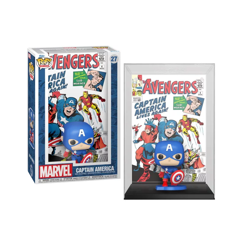 MARVEL - POP Comic Cover NÂ° 27 - Captain America Avengers 4 (1963)