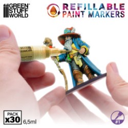 Boîte de marqueurs rechargeables 1 - Détail | Stylo-feutre rechargeable 2