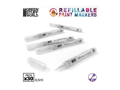 Boîte de marqueurs rechargeables 1 - Détail | Stylo-feutre rechargeable