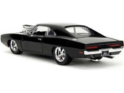 FAST & FURIOUS - 1970 Dodge Charger + Figurine - 1:24