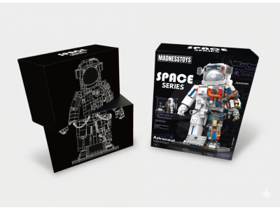 POP SERIES - Kit de Construction - Astronaute - 900pc