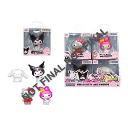 HELLO KITTY - Display de Figurines 6cm - 4 Modèles - 12pc...
