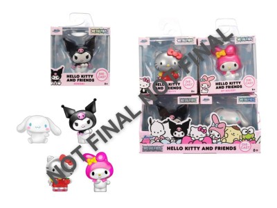 HELLO KITTY - Display de Figurines 6cm - 4 Modèles - 12pc - Wave 2