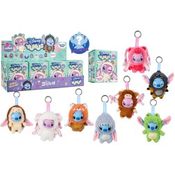 STITCH & ANGEL - Display de 8 Porte-clés YUYUS 12cm - 8...