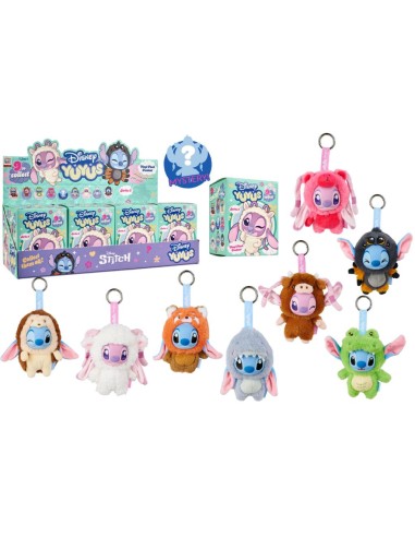 STITCH & ANGEL - Display de 8 Porte-clés YUYUS...