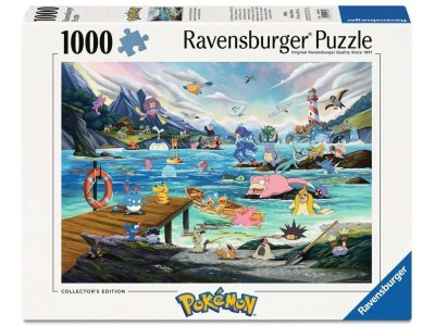 POKEMON - Aquali & Marine tempérée - Puzzle 1000P