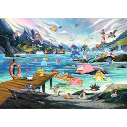 POKEMON - Aquali & Marine tempérée - Puzzle 1000P 2
