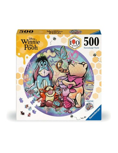 WINNIE L'OURSON - Photo parfaite - Puzzle Rond...
