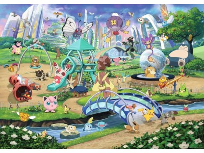POKEMON - Evoli & Parc - Puzzle 1000P