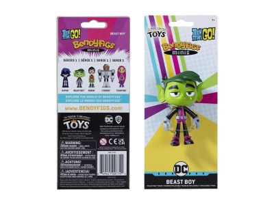 TEEN TITANS GO - Beast Boy - Figurine Mini Bendyfigs 9cm