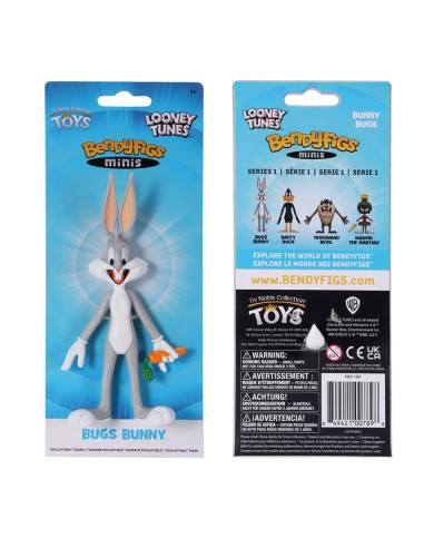 LOONEY TUNES - Bugs - Figurine Mini Bendyfigs 14cm