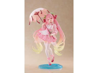 HATSUNE MIKU - Sakura Miku "Sakura Dress" - Statuette AMP+ 21cm