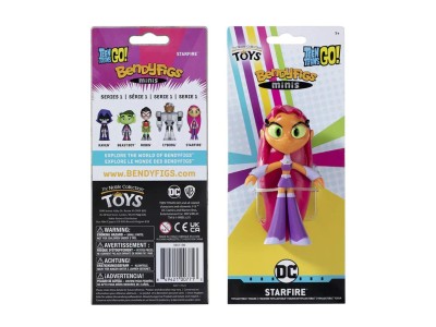 TEEN TITANS GO - Starfire - Figurine Mini Bendyfigs 11cm