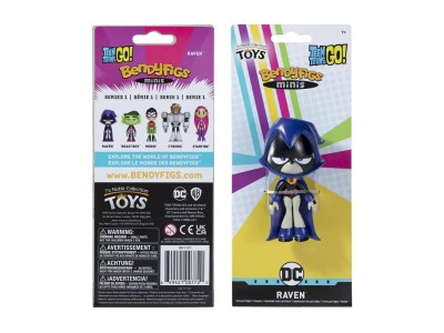 TEEN TITANS GO - Raven - Figurine Mini Bendyfigs 10cm