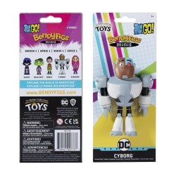 TEEN TITANS GO - Cyborg - Figurine Mini Bendyfigs 11cm 2