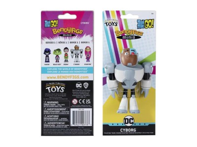 TEEN TITANS GO - Cyborg - Figurine Mini Bendyfigs 11cm