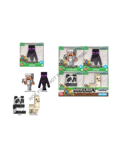 MINECRAFT - Display de Figurines 6cm - 4...