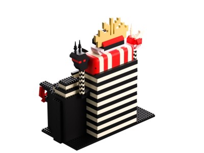 HAZBIN HOTEL - New Hazbin Hotel BRICKSET 1237pcs 18x17,5x9cm