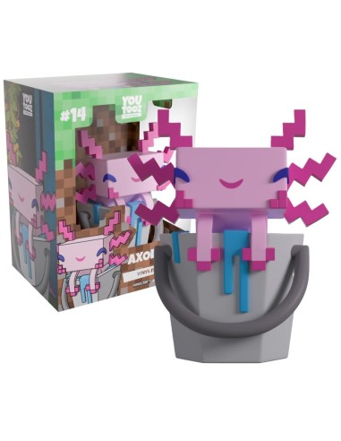MINECRAFT - Axolotl - Figurine Youtooz 9cm