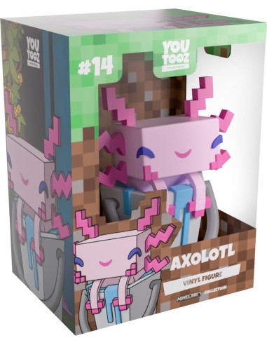 MINECRAFT - Axolotl - Figurine Youtooz 9cm