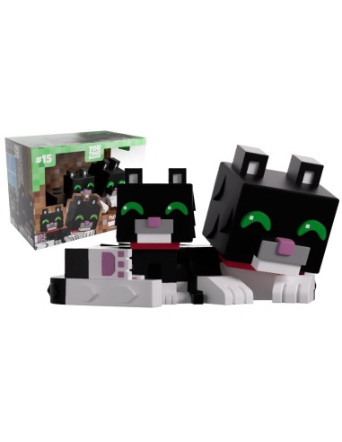 MINECRAFT - Chat Tuxedo - Figurine Youtooz 7cm