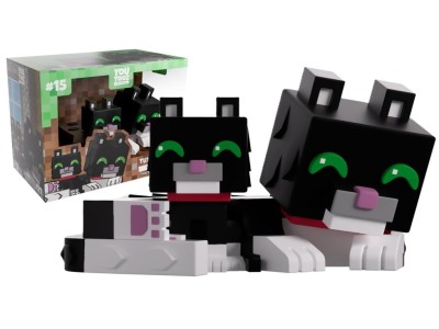 MINECRAFT - Chat Tuxedo - Figurine Youtooz 7cm