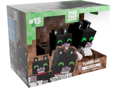 MINECRAFT - Chat Tuxedo - Figurine Youtooz 7cm