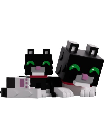 MINECRAFT - Chat Tuxedo - Figurine Youtooz 7cm
