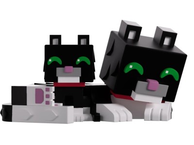MINECRAFT - Chat Tuxedo - Figurine Youtooz 7cm