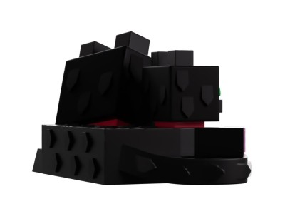 MINECRAFT - Chat Tuxedo - Figurine Youtooz 7cm