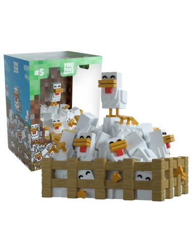 MINECRAFT - Poules - Figurine Youtooz 9cm