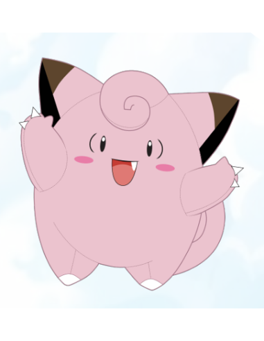 POKEMON - Valentines Clefairy - Peluche 20cm
