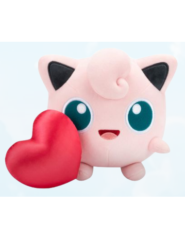 POKEMON - Jigglypuff with Heart - Peluche 20cm
