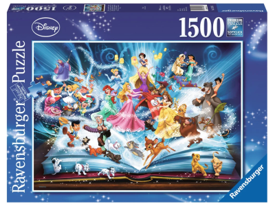DISNEY - Puzzle 1500P - Le Livre Magique des contes Disney