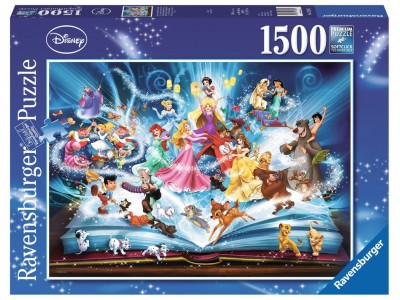 DISNEY - Puzzle 1500P - Le Livre Magique des contes Disney