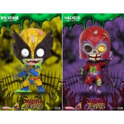 MARVEL - Cosbaby - Wave 1 - Wolverine & Magneto Zombies Set