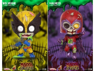 MARVEL - Cosbaby - Wave 1 - Wolverine & Magneto Zombies Set
