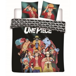 ONE PIECE - Parure de lit 240x220cm + 2x65x65cm