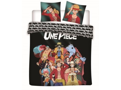 ONE PIECE - Parure de lit 240x220cm + 2x65x65cm