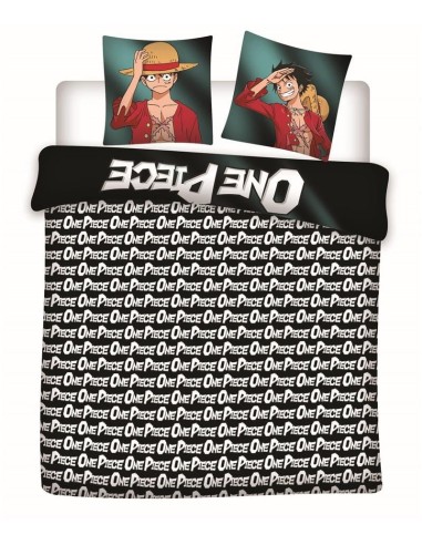 ONE PIECE - Parure de lit 240x220cm + 2x65x65cm