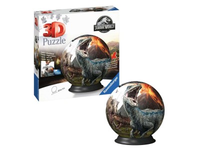 JURASSIC WORLD - Puzzle 3D - Rond 72p