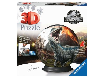 JURASSIC WORLD - Puzzle 3D - Rond 72p