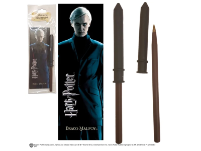 HARRY POTTER - Stylo + Marque-Pages - Draco Malefoy