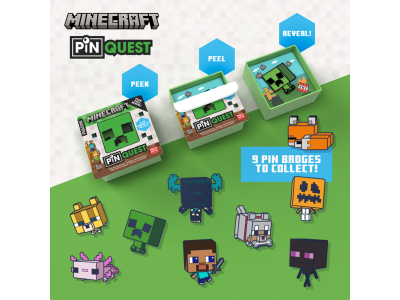 MINECRAFT - Pin Quest - Display (36pcs)