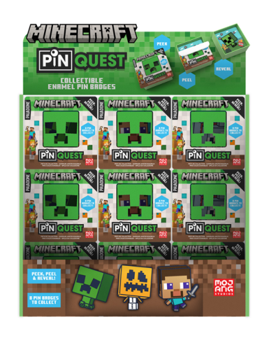 MINECRAFT - Pin Quest - Display (36pcs)