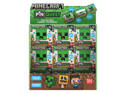 MINECRAFT - Pin Quest - Display (36pcs)