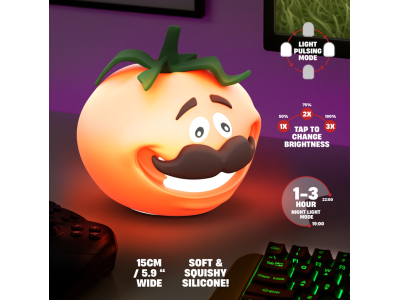 FORTNITE - Tomatohead - Lampe Décorative 'SquishyGlo' Rechargeable
